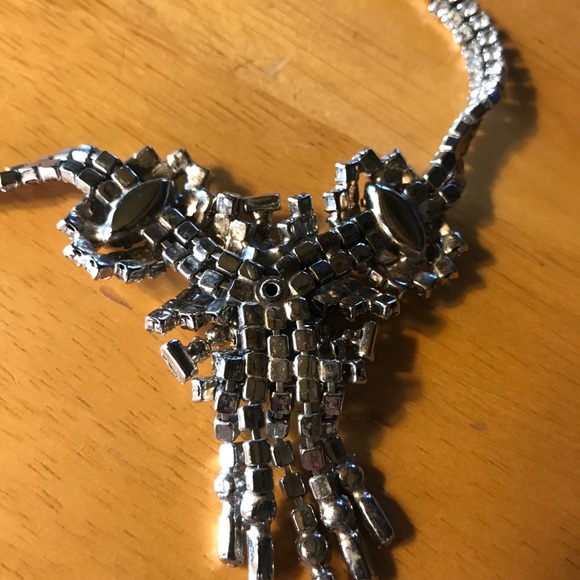 Antique Crystal Necklace Julianna Style from 1960s adjustable in back! - Picture 5 of 5